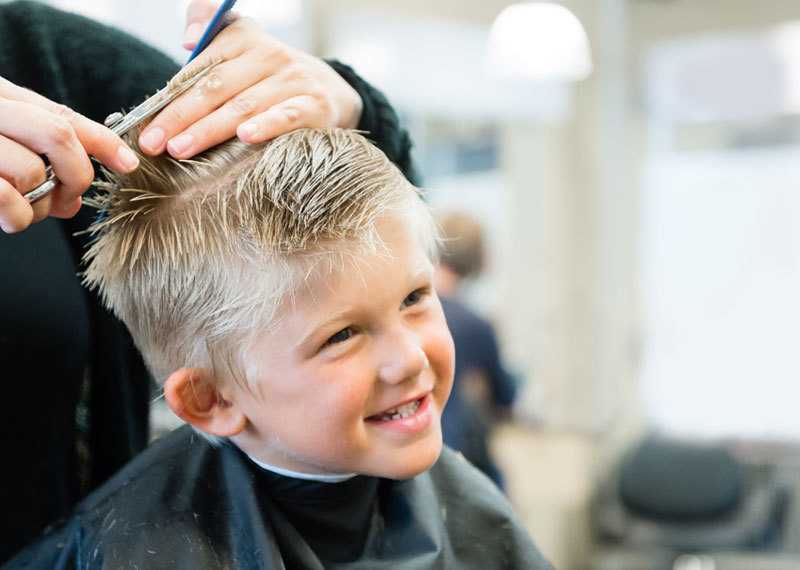 Child’s hair cut